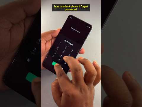 how to unlock phone if forgot password #ytshorts #shorts