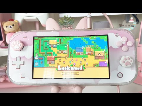 Littlewood Nintendo Switch Lite Gameplay - Town Building and Life Farming Sim