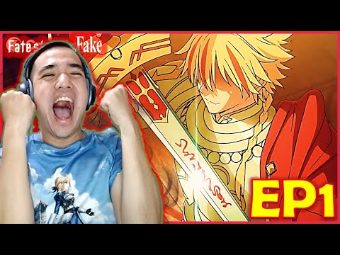 RICHARD THE LIONHEART IS THE GOAT🔥 | Fate/strange Fake Episode 1 REACTION [フェイト ストレンジフェイク 1話の反応]