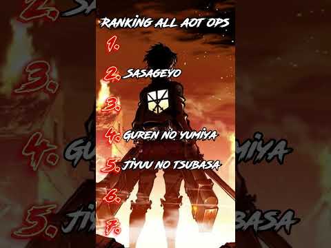 Ranking all aot openings