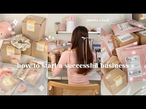 how to start a SUCCESSFUL small business🖇️🧸: the ULTIMATE guide for 2024, my stationery shop journey