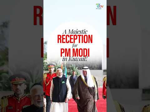 PM Modi’s Grand Welcome in Kuwait: A Historic Moment!