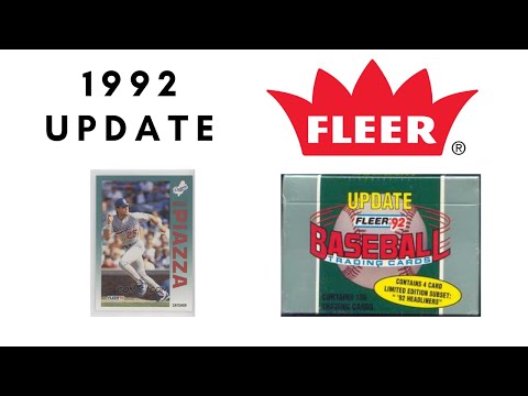 1992 Fleer Update Factory Sealed Set Break