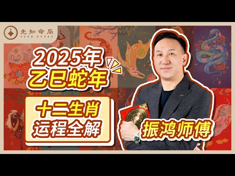 振鸿师傅：2025乙巳蛇年12生肖运势详解！