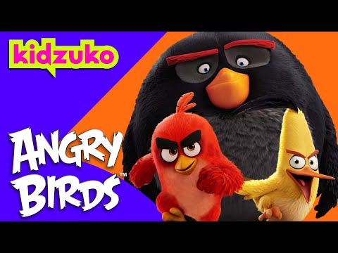 🤣 Action-Packed Silly Fun with Red and Friends! 🐥 | Angry Birds | Compilation | @Kidzuko