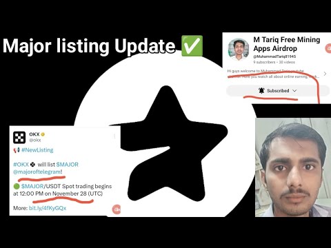 Major Listing I Major Listing OKX Exchangel Major Airdrop Eligiblel Major NFT Update ✅