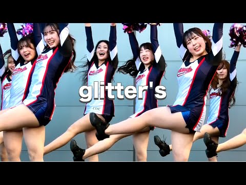 【チア@ららアリーナ 2/8】なんてフレッシュ！ 千葉商科大学チアチームglitter'sさん♡ / 千葉ジェッツ / Japanese Cheer Girl