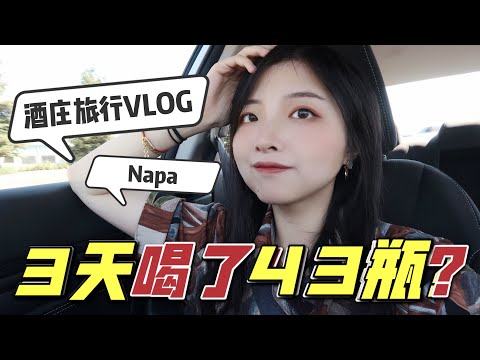 3天43瓶！这就是成年人的快乐吗？| Napa酒庄Vlog下篇