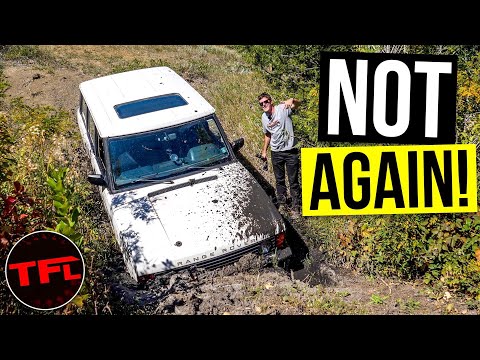 We've Never Been This Stuck! 1995 Range Rover Classic Takes On The Mud at Tumbleweed Ranch!