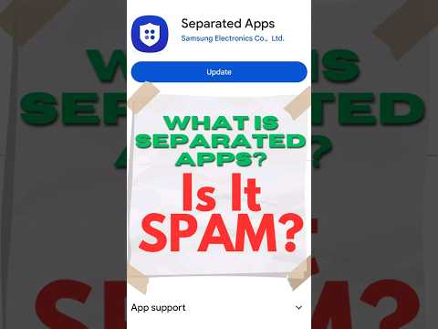 Is Separated Apps Safe to Update? #separatedapps #samsung