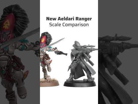 New AELDARI RANGERS Scale Comparison (Eldritch Omens) #shorts