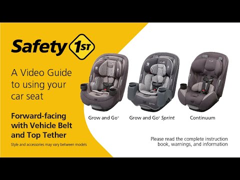 Forward-Facing with Vehicle Belt Tips | Grow and Go™, Grow and Go™Sprint & Continuum | Safety 1st