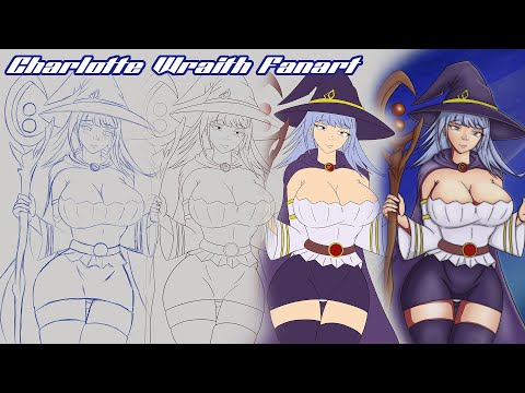 Charlotte Wraith Fanart Speedpaint