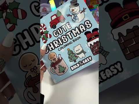 Christmas 🎄 Coloring Book #asmr #coloring #christmas