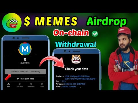 Memeland $MEMES Token withdrawal on chain ｜ Memes Token On tonkeeper & Hotcoin exchange deposit