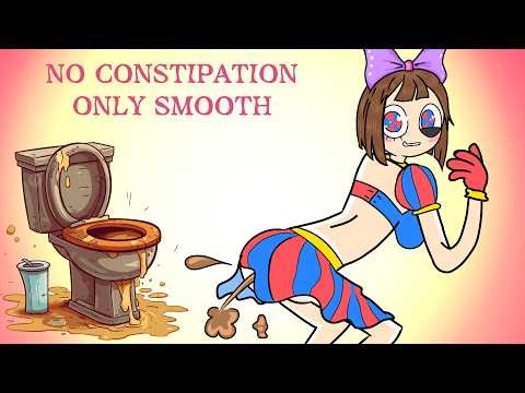 Pomni Poopy Problem : just entered men's toilet😵 Hilarious Cartoon | The Amazing Digital Circus