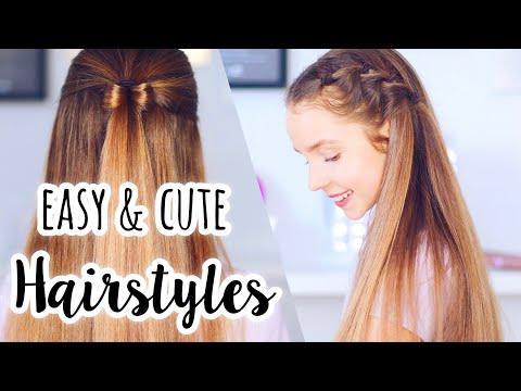 Easy & Cute Hairstyles! | Long Hair Hairstyles