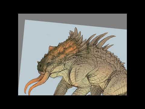 Dinosaur design colouring