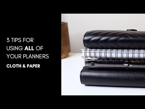 3 Tips for Using Multiple Planners in 2021 | Cloth & Paper