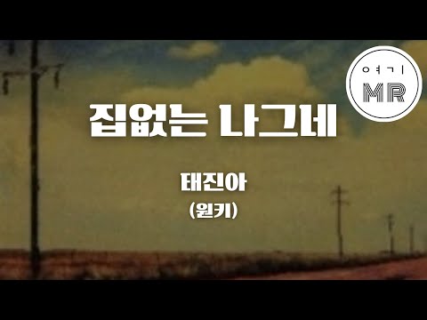 집없는 나그네 - 태진아 (원키Em) 여기MR / Karaoke / Music / 노래방