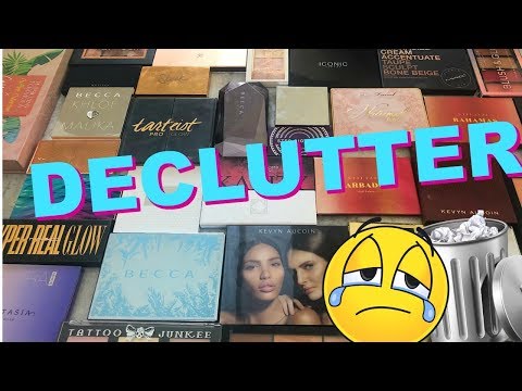 Face Palette Declutter Cutting My Collection In Half