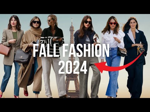 10 CLASSIC FALL FASHION TRENDS 2024 FRENCH WOMEN LOVE TO WEAR- PARIS FASHION TRENDS