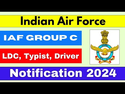 airforce group c vacancy 2024|airforce group c form fill up|airforce group c ldc syllabus #airforce