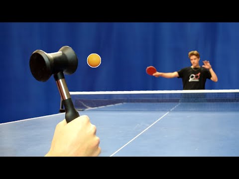 Can you play ping pong with a MEAT HAMMER?