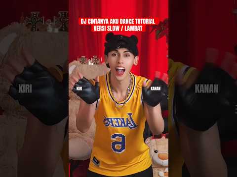 DJ CINTANYA AKU DANCE TUTORIAL VERSI LAMBAT / SLOW #tutorialdance #shorts