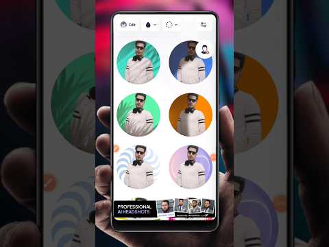 How to create a professional profile picture online | #photoediting #shorts #technology