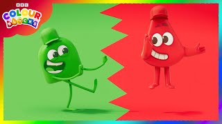 🔴 The Best of Red and Green! 🟢 | Colours for Kids | @cbeebies@colourblocks