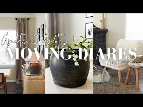 MOVING VLOG EP:16 | I'M BACK!!! FINALLY CURTAINS UP!!! Apartment updates & more...