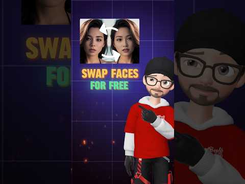 Swap Faces With A.I. for FREE 💸💀 | Deepfake 😱 #shorts #swapface #deepfake #techhacks #viralshorts