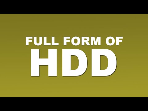 Full Form of HDD | What is HDD Full Form | HDD Abbreviation