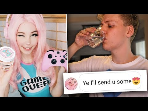 trying Belle Delphine's bathwater