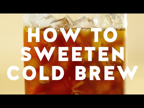 Blue Bottle Coffee Concepts - How to Sweeten Cold Brew