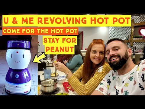 U & Me Revolving Hotpot - A Unique Dining Experience In Orlando - Getting Served By Robots!