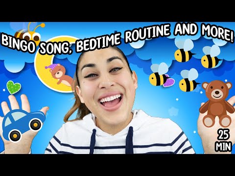 Bingo Song, Bedtime Routine and more All in Spanish with Miss Nenna the Engineer | Spanish For Minis