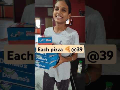 కేవలం 39/- కె pizza order చేసాం. #ytshorts #comedy #shorts #domino #pizzaorder #pizzaoffers