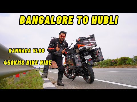 BENGALURU TO HUBBALLI ON BIKE 450KMS | Back To Hubli | Uttarakarnataka | Kannada Travel Vlog | TheGe