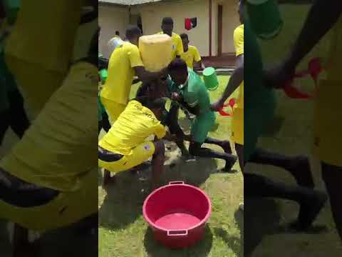 How Uganda Hippos celebrating assistant skipper Abdu Magada Birthday in camp!