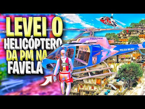 encontrei O VH E INVADI A FAVELA de HELICÓPTERO no GTA RP