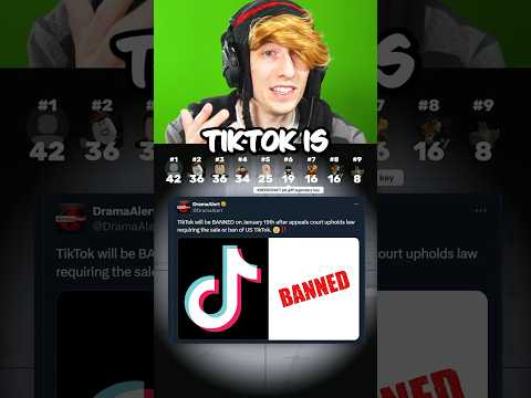 GOODBYE TIKTOK.. (IT'S BANNED)