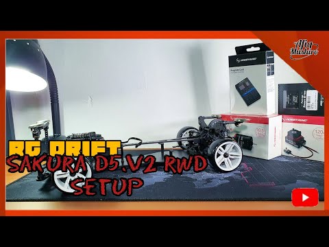 RC Drift | Sakura D5 V2 RWD Kit Setup | Kit RWD TERMURAH