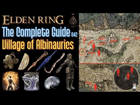 Elden Ring The Complete Guide - 042 Village of the Albinaurics (all items all quests walkthrough)