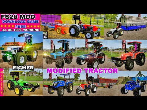 fs20 indian tractor mod || farming simulator 20 Indian mod pack download | fs20 new mod download apk