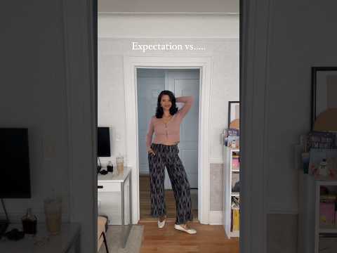 Expectation vs. reality: Let’s get ready to WFH while 30 weeks pregnant!! #fashion  #ootd #work