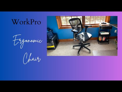 WorkPro® Quantum 9000 Ergonomic Chair – Comfort & Style for Your Workspace! 🖤💼