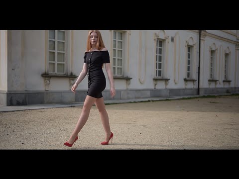 HOSIERY CINEMATIC FASHION EDITORIAL : Pantyhose, Stockings, Tights, Collant, Heels, Mini Dress (4K)