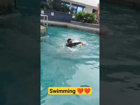 Swimming in pool . ❤️. love swimming . sau sau mare akhiya. #shorts #trending